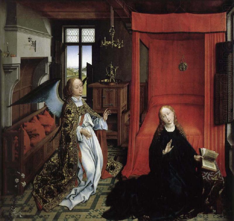 Angel messenger, Rogier van der Weyden